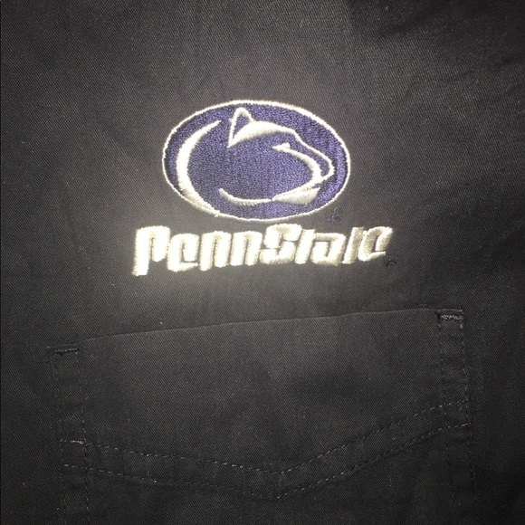 MEN penn state navy button down shirt medium m - Picture 3 of 4